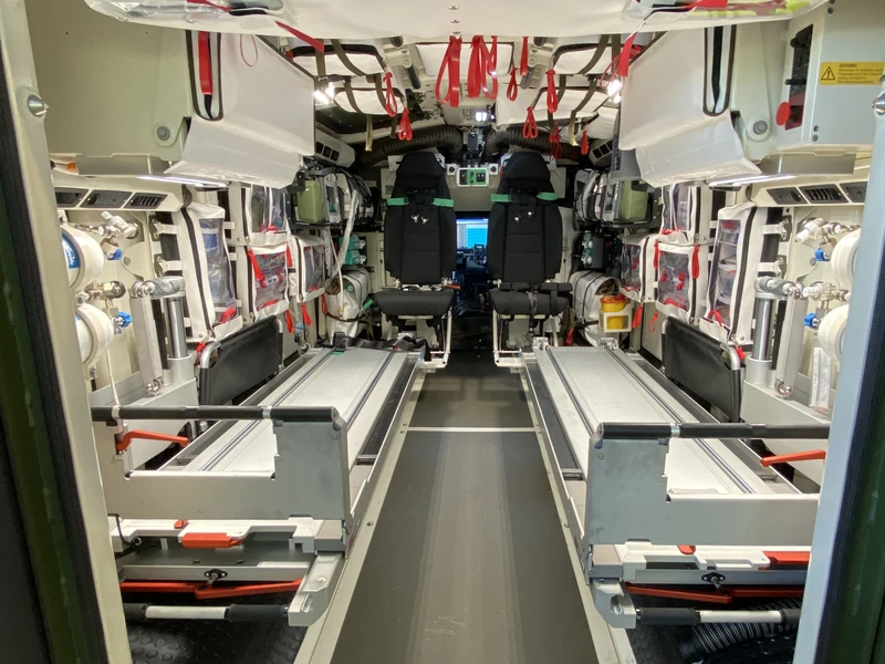 Blindado Médio Médico EAGLE 6x6 de las Fuerzas Armadas Alemanas. Foto: GDELS